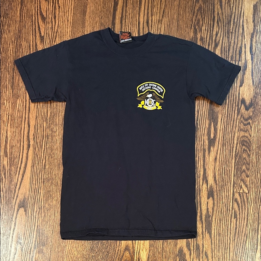 Harley-Davidson Black T-Shirt with Yellow Patch